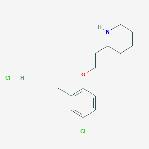 2-[2-(4-Chloro-2-methylphenoxy)ethyl]piperidine hydrochloride