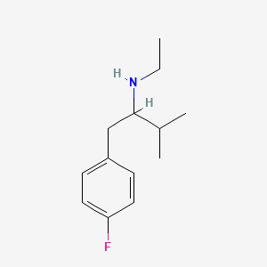 molecular formula C13H20FN B1426405 Ethyl[1-(4-fluorophenyl)-3-methylbutan-2-yl]amine CAS No. 1179968-63-8