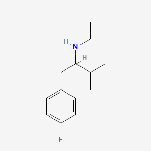 Ethyl[1-(4-fluorophenyl)-3-methylbutan-2-yl]amine