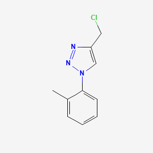 4-(chloromethyl)-1-(2-methylphenyl)-1H-1,2,3-triazole