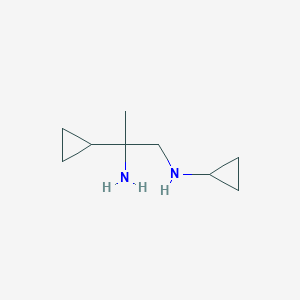 N-(2-amino-2-cyclopropylpropyl)cyclopropanamine