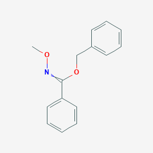 molecular formula C15H15NO2 B14264156 benzyl N-methoxybenzenecarboximidate CAS No. 185197-15-3