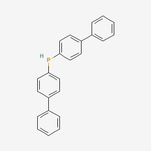 molecular formula C24H19P B14264210 Di([1,1'-biphenyl]-4-yl)phosphane CAS No. 138076-08-1