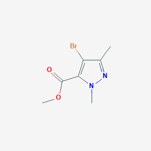 molecular formula C7H9BrN2O2 B1426444 methyl 4-bromo-1,3-dimethyl-1H-pyrazole-5-carboxylate CAS No. 660408-08-2