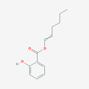molecular formula C13H16O3 B14264480 Hex-1-en-1-yl 2-hydroxybenzoate CAS No. 177696-82-1