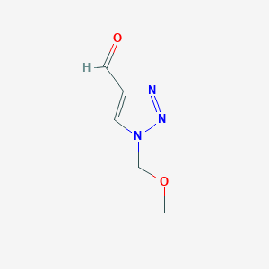 molecular formula C5H7N3O2 B1426451 1-(methoxymethyl)-1H-1,2,3-triazole-4-carbaldehyde CAS No. 1308384-50-0