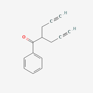 molecular formula C14H12O B14264628 1-Phenyl-2-(prop-2-yn-1-yl)pent-4-yn-1-one CAS No. 189027-06-3