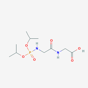 molecular formula C10H21N2O6P B14264689 N-{Bis[(propan-2-yl)oxy]phosphoryl}glycylglycine CAS No. 134824-72-9