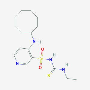 molecular formula C16H26N4O2S2 B142647 BM 20 CAS No. 137783-17-6