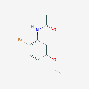molecular formula C10H12BrNO2 B14264833 N-(2-Bromo-5-ethoxyphenyl)acetamide CAS No. 139085-94-2