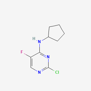 2-Chloro-N-cyclopentyl-5-fluoropyrimidin-4-amine