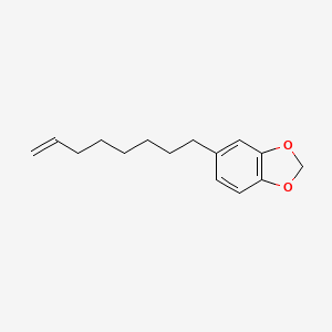 molecular formula C15H20O2 B14264872 5-(Oct-7-EN-1-YL)-2H-1,3-benzodioxole CAS No. 138843-06-8