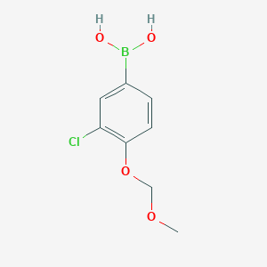 molecular formula C8H10BClO4 B1426498 3-Chloro-4-(methoxymethoxy)phenylboronic acid CAS No. 1451392-27-0