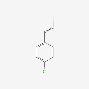 molecular formula C8H6ClI B14265067 1-Chloro-4-(2-iodoethenyl)benzene CAS No. 168006-99-3
