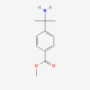 molecular formula C11H15NO2 B1426508 Methyl 4-(1-amino-1-methylethyl)benzoate CAS No. 79361-96-9