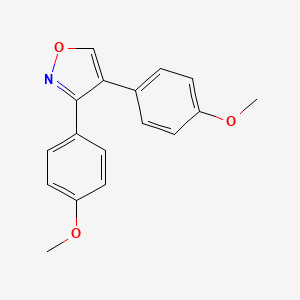 molecular formula C17H15NO3 B14265102 3,4-Bis(4-methoxyphenyl)-1,2-oxazole CAS No. 138584-27-7