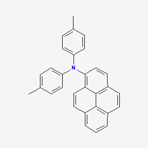 molecular formula C30H23N B14265109 N,N-Bis(4-methylphenyl)pyren-1-amine CAS No. 131625-67-7