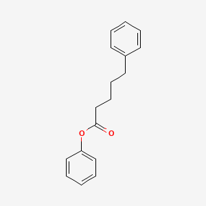 molecular formula C17H18O2 B14265208 Benzenepentanoic acid, phenyl ester CAS No. 189251-08-9