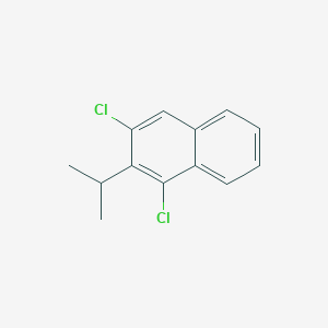 molecular formula C13H12Cl2 B14265247 1,3-Dichloro-2-(propan-2-yl)naphthalene CAS No. 143626-91-9