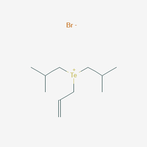 molecular formula C11H23BrTe B14265261 Telluronium, bis(2-methylpropyl)-2-propenyl-, bromide CAS No. 132356-17-3
