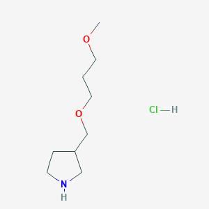 3-[(3-Methoxypropoxy)methyl]pyrrolidine hydrochloride