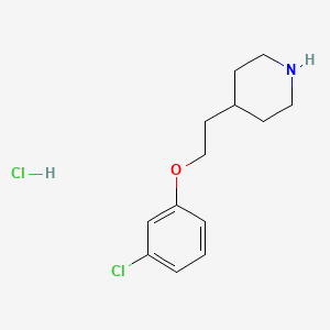 4-[2-(3-Chlorophenoxy)ethyl]piperidine hydrochloride
