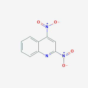 molecular formula C9H5N3O4 B14265340 2,4-Dinitroquinoline CAS No. 138558-61-9