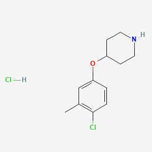 4-(4-Chloro-3-methylphenoxy)piperidine hydrochloride