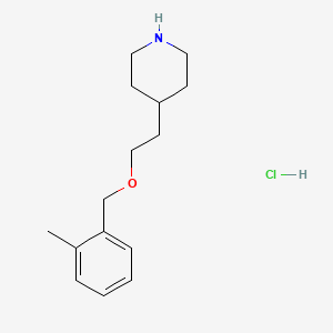 4-{2-[(2-Methylbenzyl)oxy]ethyl}piperidine hydrochloride