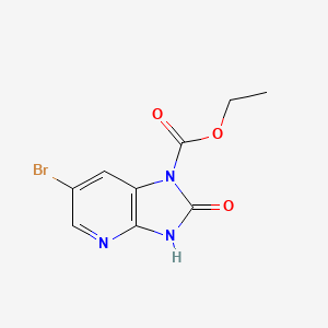 Ethyl 6-bromo-2-oxo-2,3-dihydro-1h-imidazo[4,5-b]pyridine-1-carboxylate