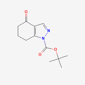 tert-butyl 4-oxo-4,5,6,7-tetrahydro-1H-indazole-1-carboxylate