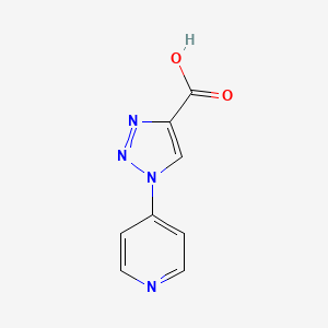 1-(pyridin-4-yl)-1H-1,2,3-triazole-4-carboxylic acid