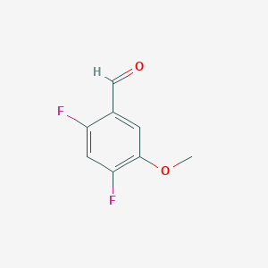 molecular formula C8H6F2O2 B1426553 2,4-Difluoro-5-methoxybenzaldehyde CAS No. 177034-25-2