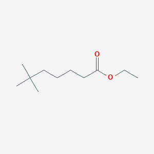 molecular formula C11H22O2 B1426554 Ethyl 6,6-dimethylheptanoate CAS No. 1803600-08-9