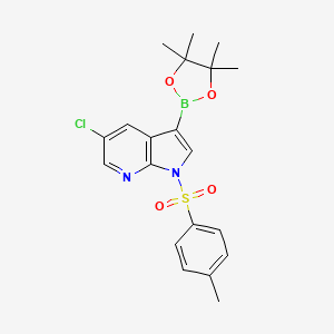 5-Chloro-3-(4,4,5,5-tetramethyl-1,3,2-dioxaborolan-2-yl)-1-tosyl-1H-pyrrolo[2,3-b]pyridine