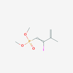 molecular formula C7H12IO3P B14265582 Dimethyl (2-iodo-3-methylbuta-1,3-dien-1-yl)phosphonate CAS No. 189559-23-7