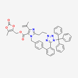 molecular formula C48H42N6O5 B1426559 Trityl olmesartan medoxomil impurity III CAS No. 1227626-51-8