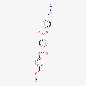 molecular formula C24H16N2O6 B14265613 Bis[4-(cyanatomethyl)phenyl] benzene-1,4-dicarboxylate CAS No. 137964-13-7