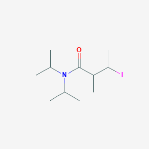 molecular formula C11H22INO B14265621 Butanamide, 3-iodo-2-methyl-N,N-bis(1-methylethyl)- CAS No. 175438-87-6