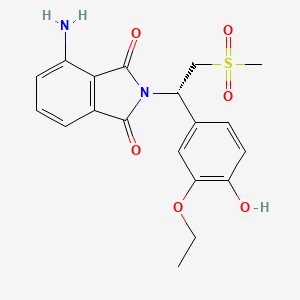 molecular formula C19H20N2O6S B1426564 O-Demethyl-N-deacetyl apremilast CAS No. 1384440-16-7