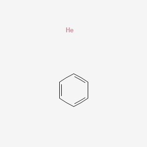 molecular formula C6H6He B14265640 Benzene;helium CAS No. 177191-77-4