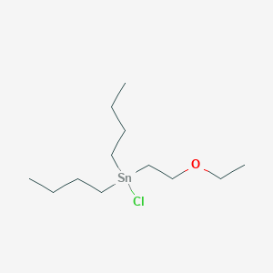 molecular formula C12H27ClOSn B14265725 Dibutyl(chloro)(2-ethoxyethyl)stannane CAS No. 135905-63-4