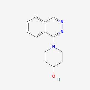 molecular formula C13H15N3O B1426573 1-(Phthalazin-1-yl)piperidin-4-ol CAS No. 1308246-46-9