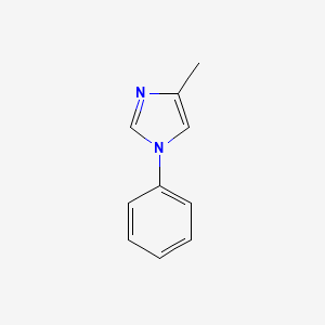 molecular formula C10H10N2 B14265751 4-Methyl-1-phenyl-1H-imidazole CAS No. 150587-21-6