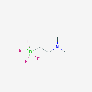 molecular formula C5H10BF3KN B1426576 Potassium 3-(dimethylamino)prop-1-EN-2-yltrifluoroborate CAS No. 1357559-53-5