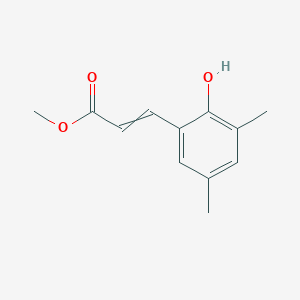 molecular formula C12H14O3 B14265818 Methyl 3-(2-hydroxy-3,5-dimethylphenyl)prop-2-enoate CAS No. 178765-48-5