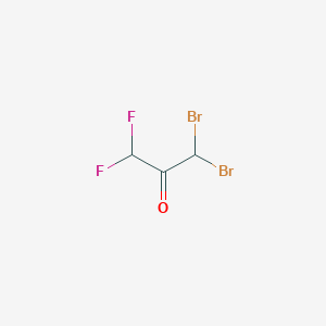 molecular formula C3H2Br2F2O B1426582 1,1-Dibromo-3,3-difluoroacetone CAS No. 1309602-53-6