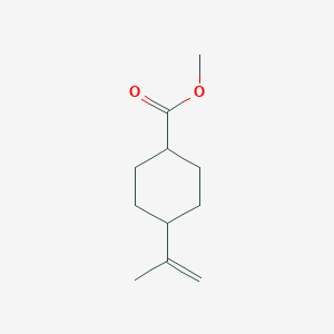 molecular formula C11H18O2 B14265940 Cyclohexanecarboxylic acid, 4-(1-methylethenyl)-, methyl ester CAS No. 135727-83-2