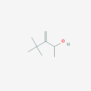 molecular formula C8H16O B14265969 4,4-Dimethyl-3-methylidenepentan-2-ol CAS No. 189573-48-6