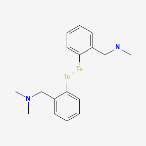 molecular formula C18H24N2Te2 B14265989 N,N'-{Ditellane-1,2-diylbis[(2,1-phenylene)methylene]}bis(N-methylmethanamine) CAS No. 155791-98-3